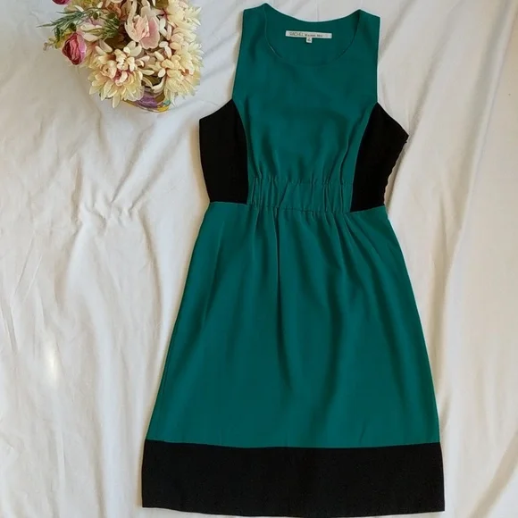RACHEL Rachel Roy | Dresses | Rachel Rachel Roy Green Black Dress Sz 2 |  Poshmark